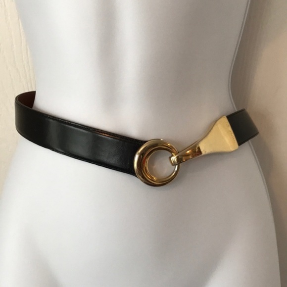 St. John Accessories - Vintage St.John reversible Black Brown Belt